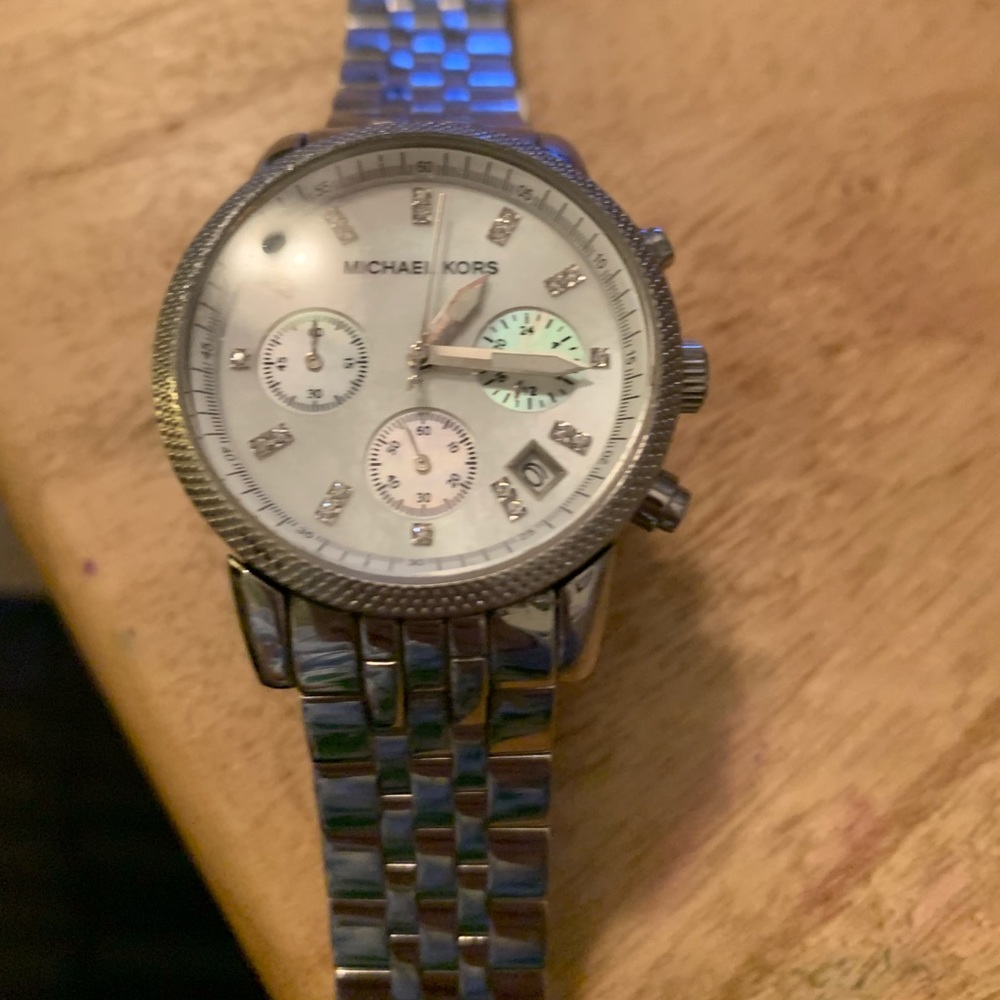Michael Kors silver watch